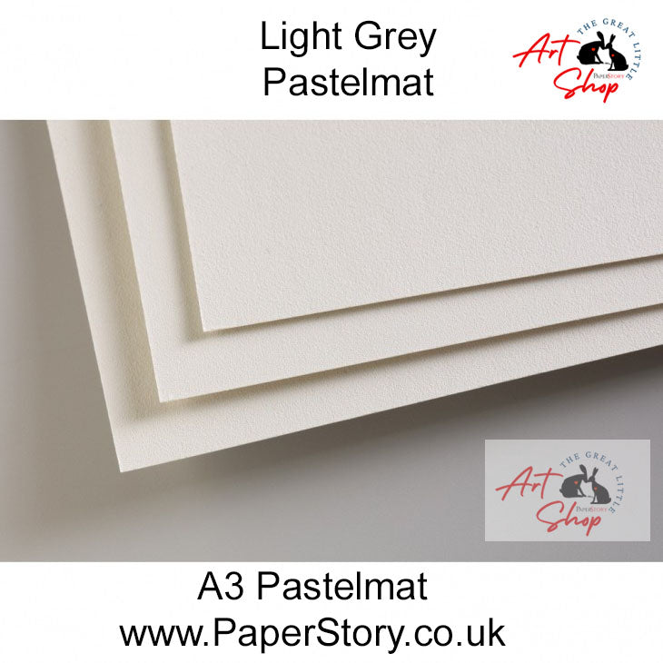 Pastelmat A3 light grey pastel paper for artists