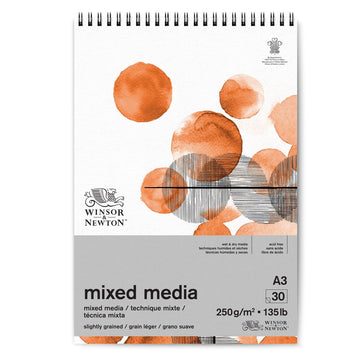 Winsor & Newton Mixed Media Spiral Pad 250g x 30 sheets