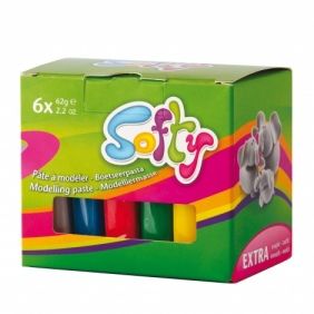 Softy Modelling Clay x 6 blocks