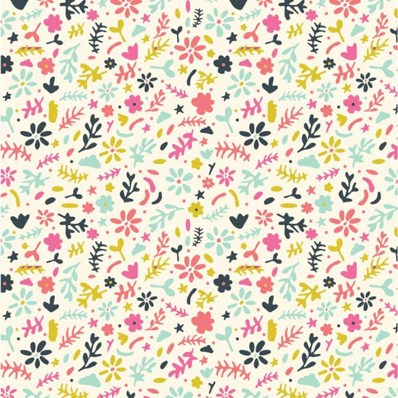 Clairefontaine Origami 60 sheets mixed sizes - Flowers