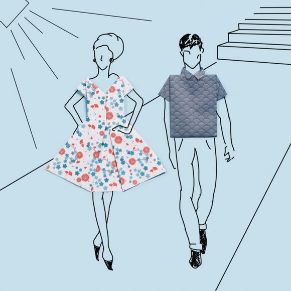 Clairefontaine Origami 60 sheets mixed sizes - Japanese Hanayo patterns