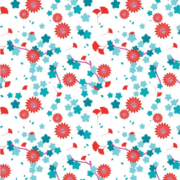 Clairefontaine Origami 60 sheets mixed sizes - Japanese Hanayo patterns