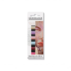 Sennelier Artist Soft Pastel Pale Skin Tones Set of 6 Half Sticks