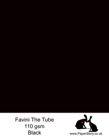 The Tube by Favini | Blackest Matte Black Paper | 120 gsm - 0