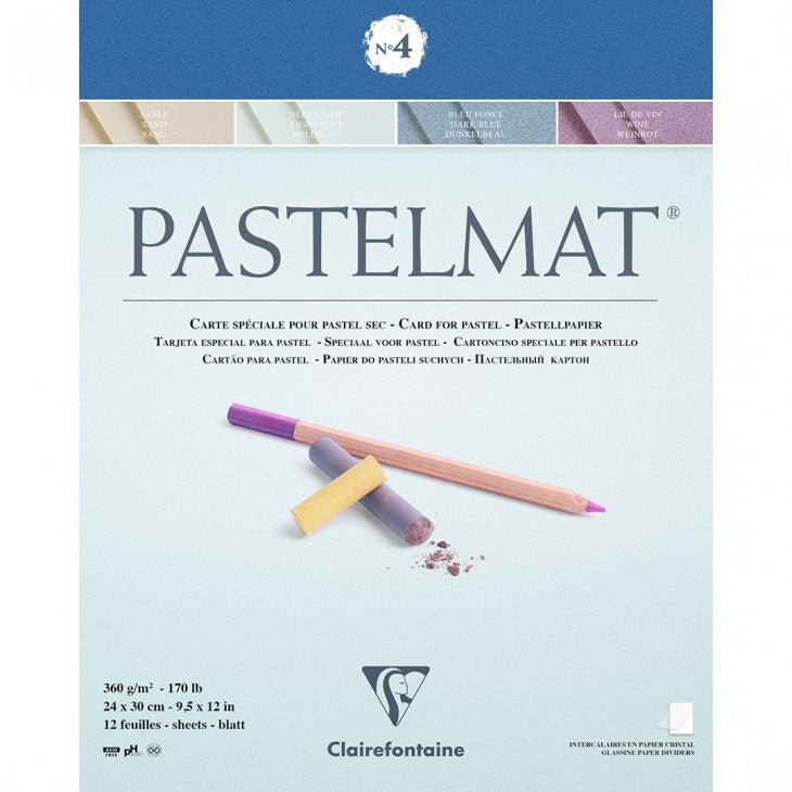 Pastelmat Clairefontaine Nº 4 Pad x 12 sheets