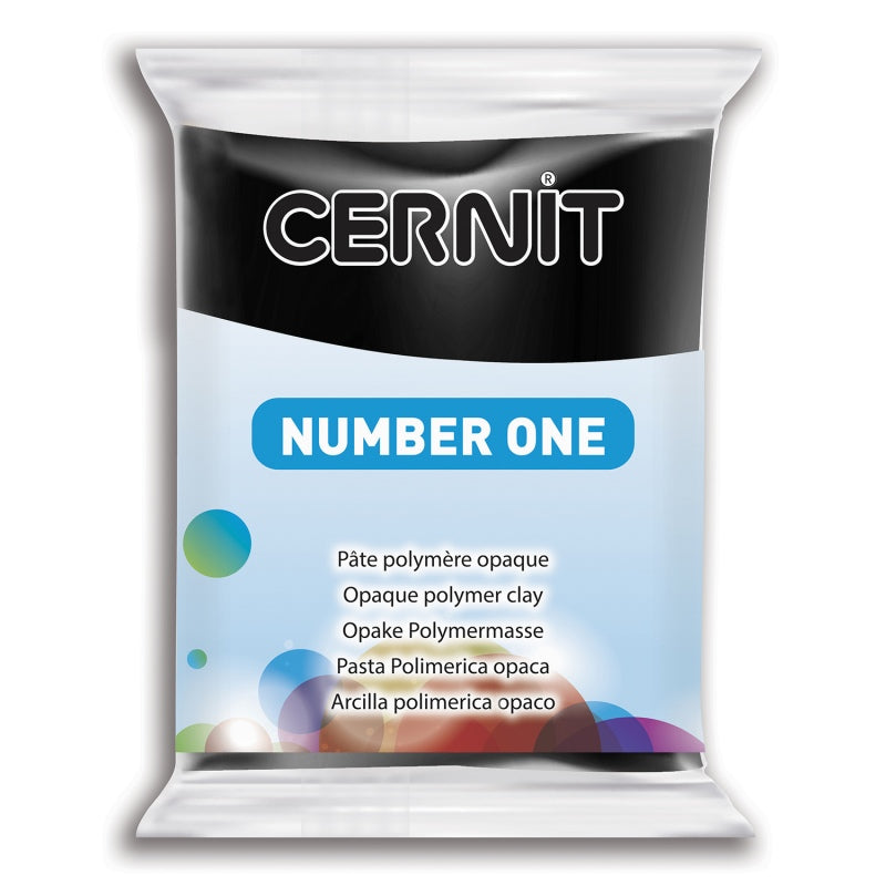 CERNIT Polymer Clay NUMBER ONE 100 Black 56g