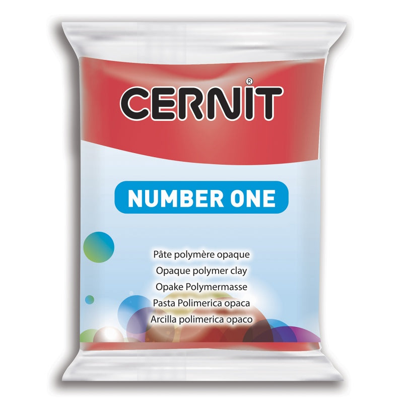 CERNIT Polymer Clay NUMBER ONE 400 Red 56g