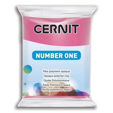 CERNIT Polymer Clay NUMBER ONE 481 Raspberry 56g