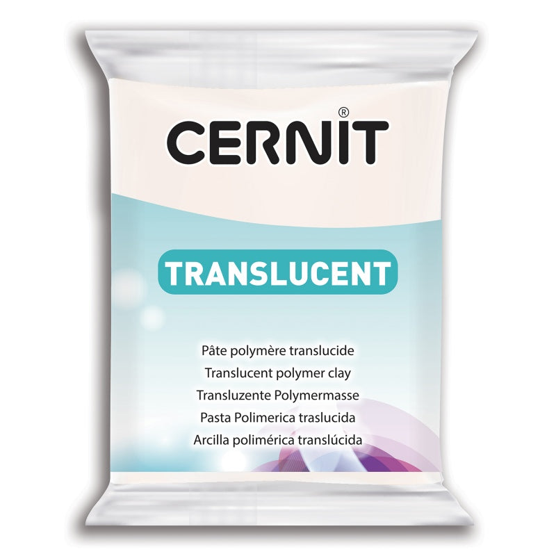 CERNIT Translucent Polymer Clay Colour 721 005 Translucent White 56g
