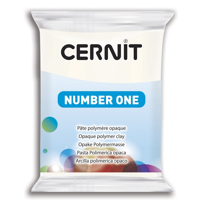 CERNIT Polymer Clay NUMBER ONE 027 Opaque White 56g
