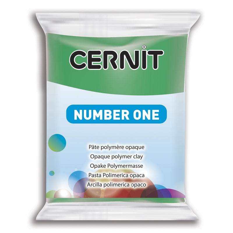 CERNIT Polymer Clay NUMBER ONE 600 Green 56g