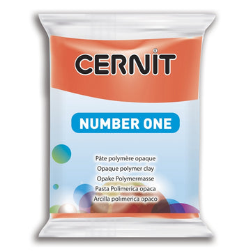 CERNIT Polymer Clay NUMBER ONE 428 Poppy Red 56g