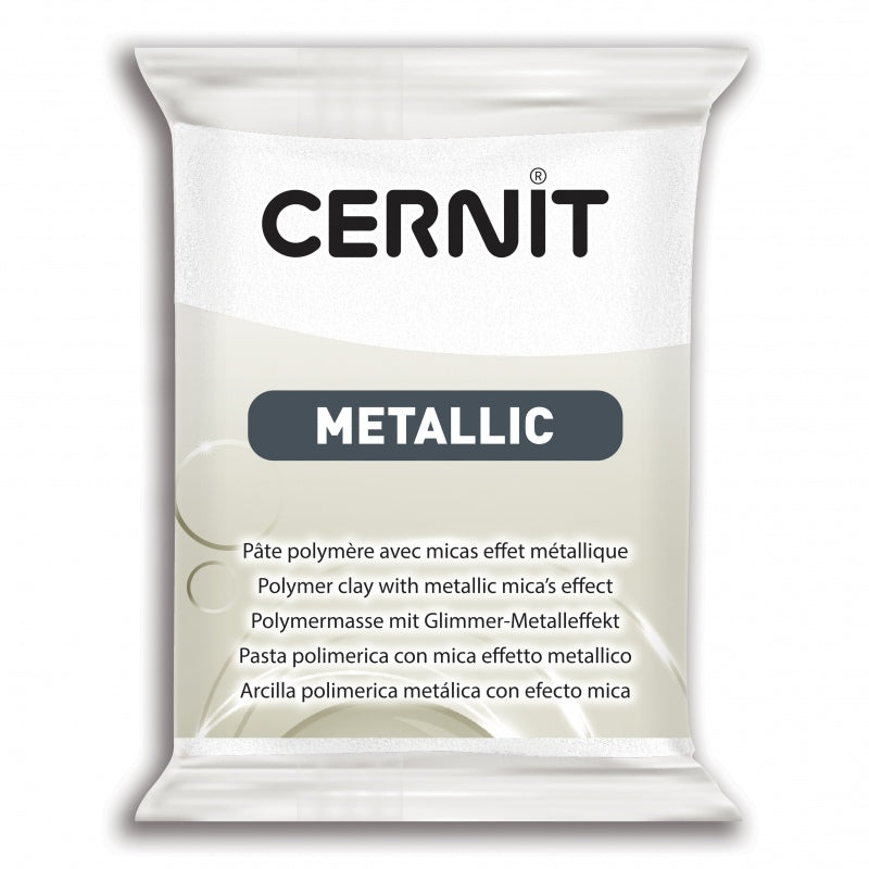 CERNIT Polymer Clay Metallic Effect 085 Pearl White 56g