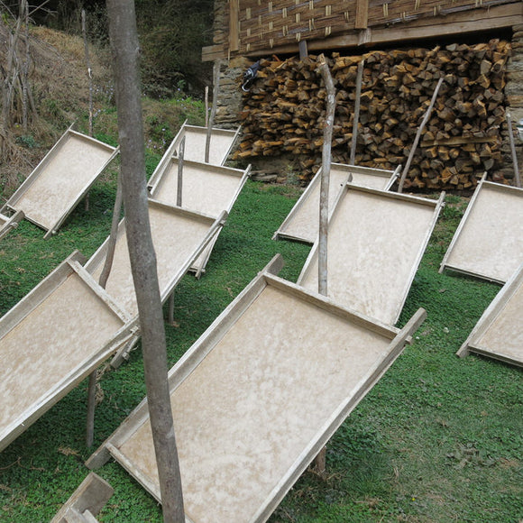 Handmade Nepalese Lokta Dark Nepalese Mountain Paper 90 gsm