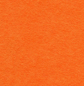 Wool Mix Handicraft Felt Square 9 x 9 inches Bright Orange