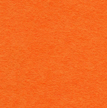 Wool Mix Handicraft Felt Square 9 x 9 inches Bright Orange