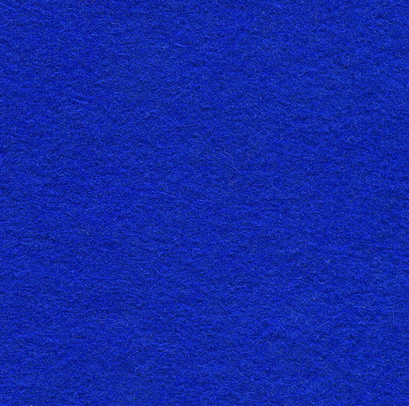 Wool Mix Handicraft Felt Square 9 x 9 inches Royal Blue