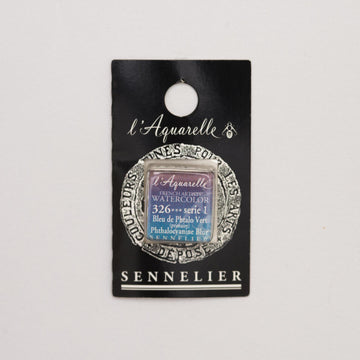 Sennelier L'Aquarelle Watercolour Paint Half Pan - Phthalocyanine Blue