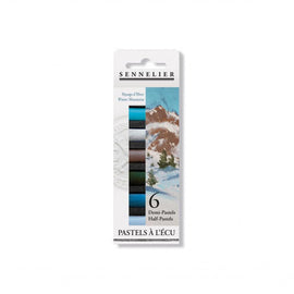 Sennelier Artist Soft Pastel Winter Mountains Set of 6 Half Sticks