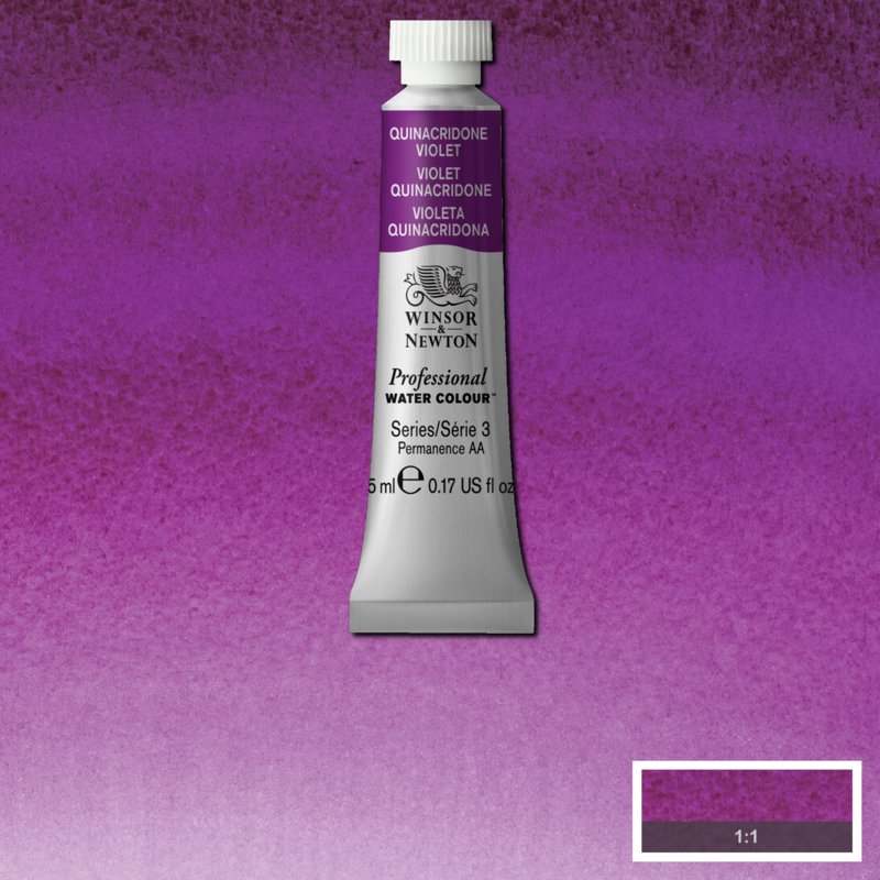 Winsor and Newton Professional Watercolour Paint - Quinacridone Violet