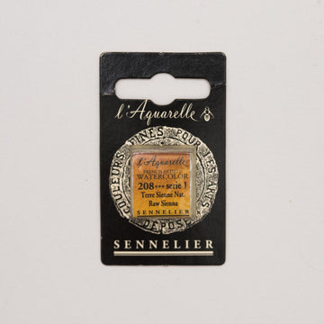 Sennelier L'Aquarelle Watercolour Paint Half Pan - Raw Sienna
