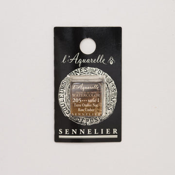 Sennelier L'Aquarelle Watercolour Paint Half Pan - Raw Umber
