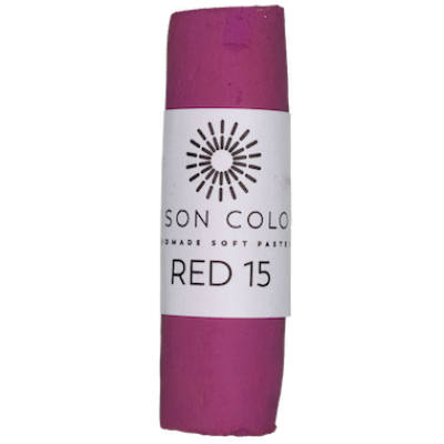 Unison Colour Handmade Soft Pastels Red 15 - Size Regular