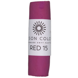 Unison Colour Handmade Soft Pastels Red 15 - Size Regular