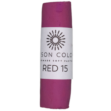 Unison Colour Handmade Soft Pastels Red 15 - Size Regular