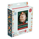 The Crafty Kit Company Christmas Hedgehog Needle Felting Craft Kit-3