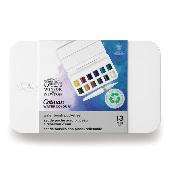 Cotman Watercolour Pocket Paint Set 13 pieces