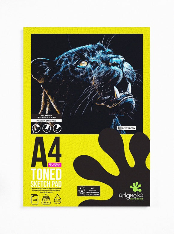 Black sketching paper by art gecko 