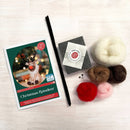 The Crafty Kit Company Christmas Reindeer Needle Felting Craft Kit-4