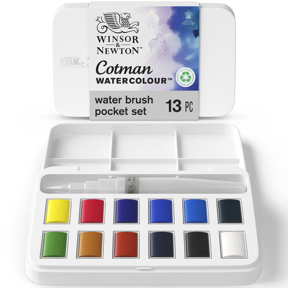 Cotman Watercolour Pocket Paint Set 13 pieces