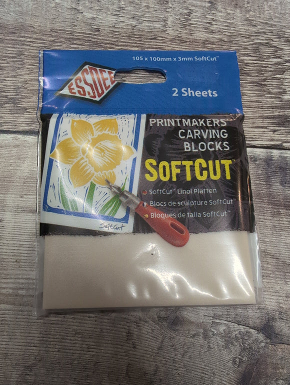 ESSDEE Softcut Lino (105 x 100 mm) x 2 pack
