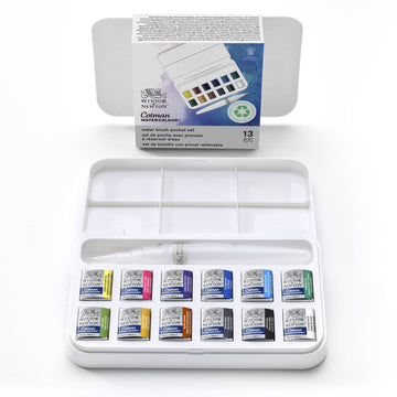 Cotman Watercolour Pocket Paint Set 13 pieces