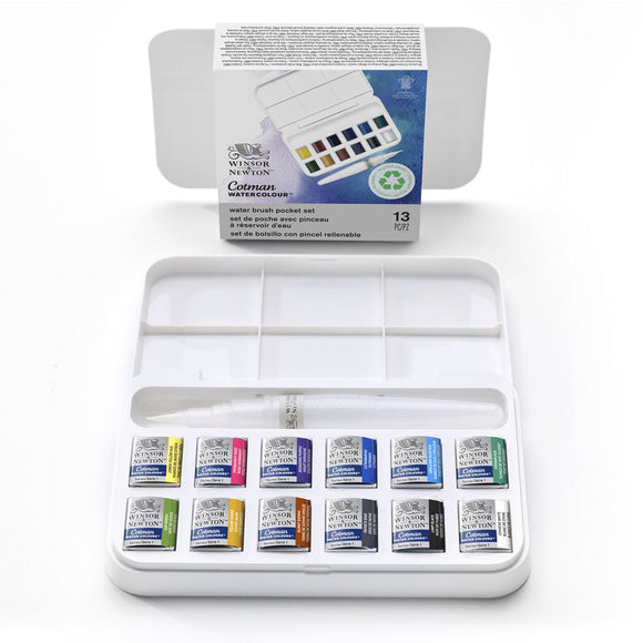 Multiple Pocket Paint Cotman Watercolour Pocket Paint Set 13 pieces | PaperStory - The Great ...