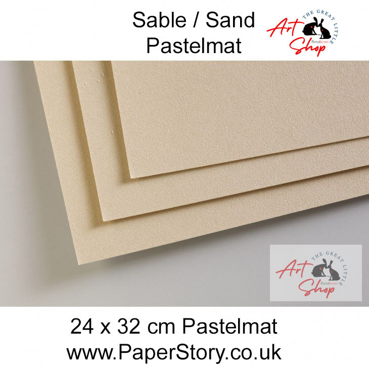 Clairefontaine : Pastelmat : Pastel Paper : Pack of 5 Sheets : 24x32cm :  Light Green