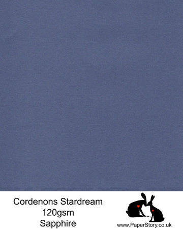 A4 Stardream Sapphire Pearlescent Paper 120 gsm x 10 sheets