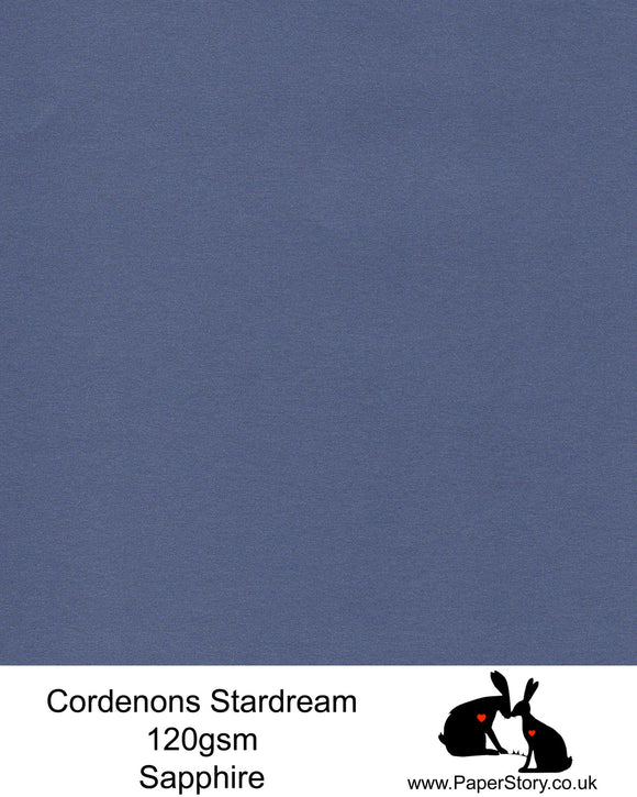 Stardream Sapphire Pearlescent Paper 120 gsm A4 x 10 sheets