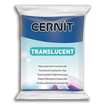CERNIT Translucent Polymer Clay Colour Sapphire 275 56g