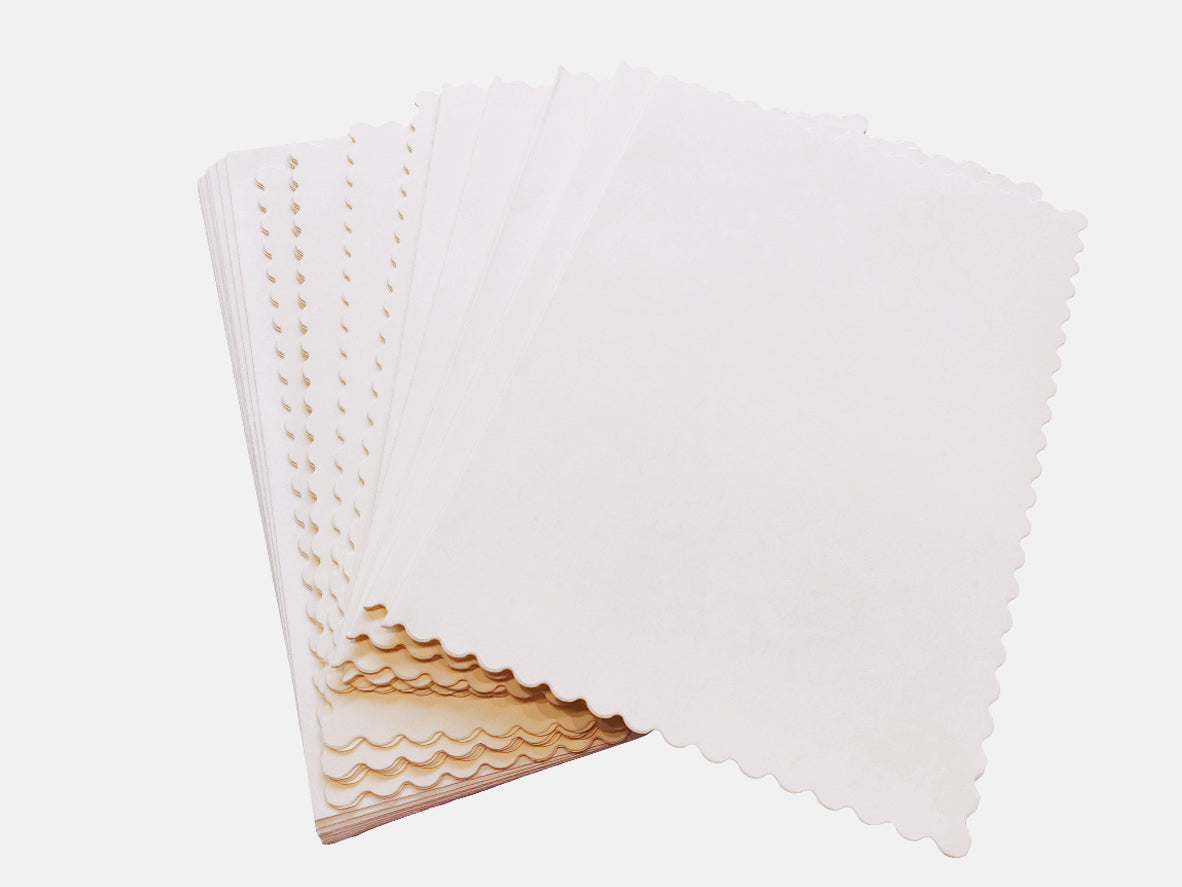 docrafts Papermania 300 gsm Scalloped Cards and Envelope pack 5 x 7 In ...
