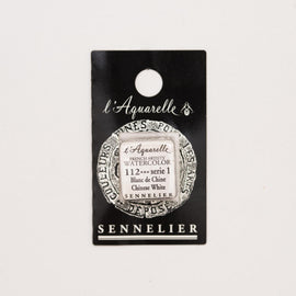 Sennelier L'Aquarelle Watercolour Paint Half Pan - Chinese White