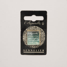 Sennelier L'Aquarelle Watercolour Paint Half Pan - Greenish Umber
