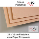 Pastelmat Clairefontaine Pastel Paper 24 x 32 cm x 5 sheets sienna