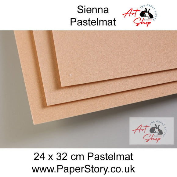 Pastelmat Clairefontaine Pastel Paper 24 x 32 cm x 5 sheets sienna