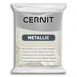 CERNIT Polymer Clay Metallic Effect 080 Silver 56g