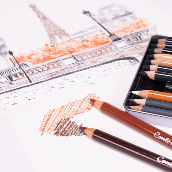 Conté À Paris Studio Sketching and Drawing Set