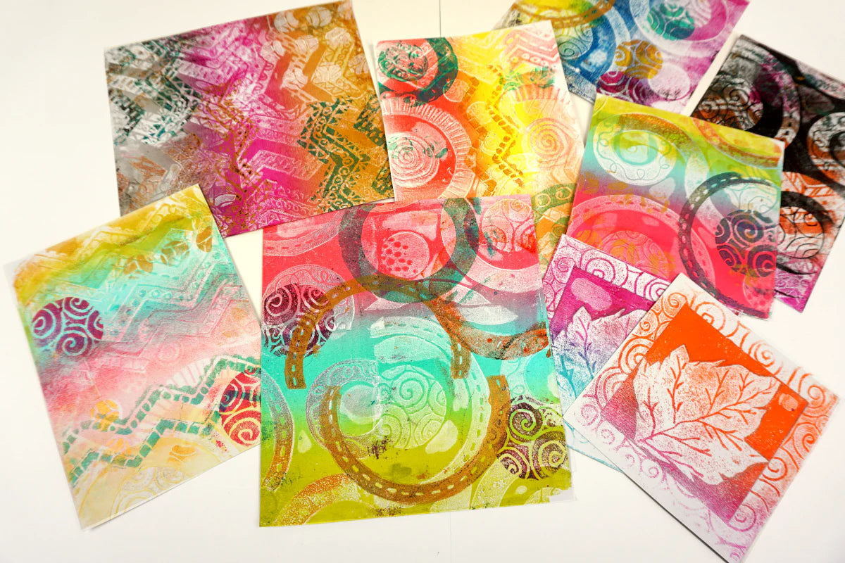 Gelli Arts Stamping & Gelli Plate Painting Kit