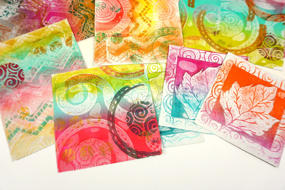 Gelli Arts Stamping & Gelli Plate Painting Kit